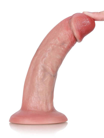 Dary 7.3" x 1.6" - Flesh Skin No Balls Real Life Dildo Soft Dildo