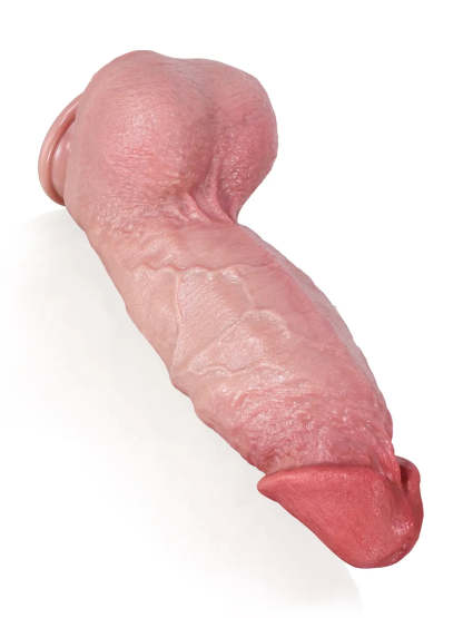 Diego 10.8" x 3.2" -XL Flesh Extra Realistic Huge And Thick Anal Dildo
