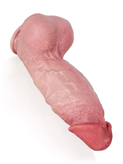 Diego 10.8" x 3.2" - Flesh Extra Realistic Huge And Thick Anal Dildo