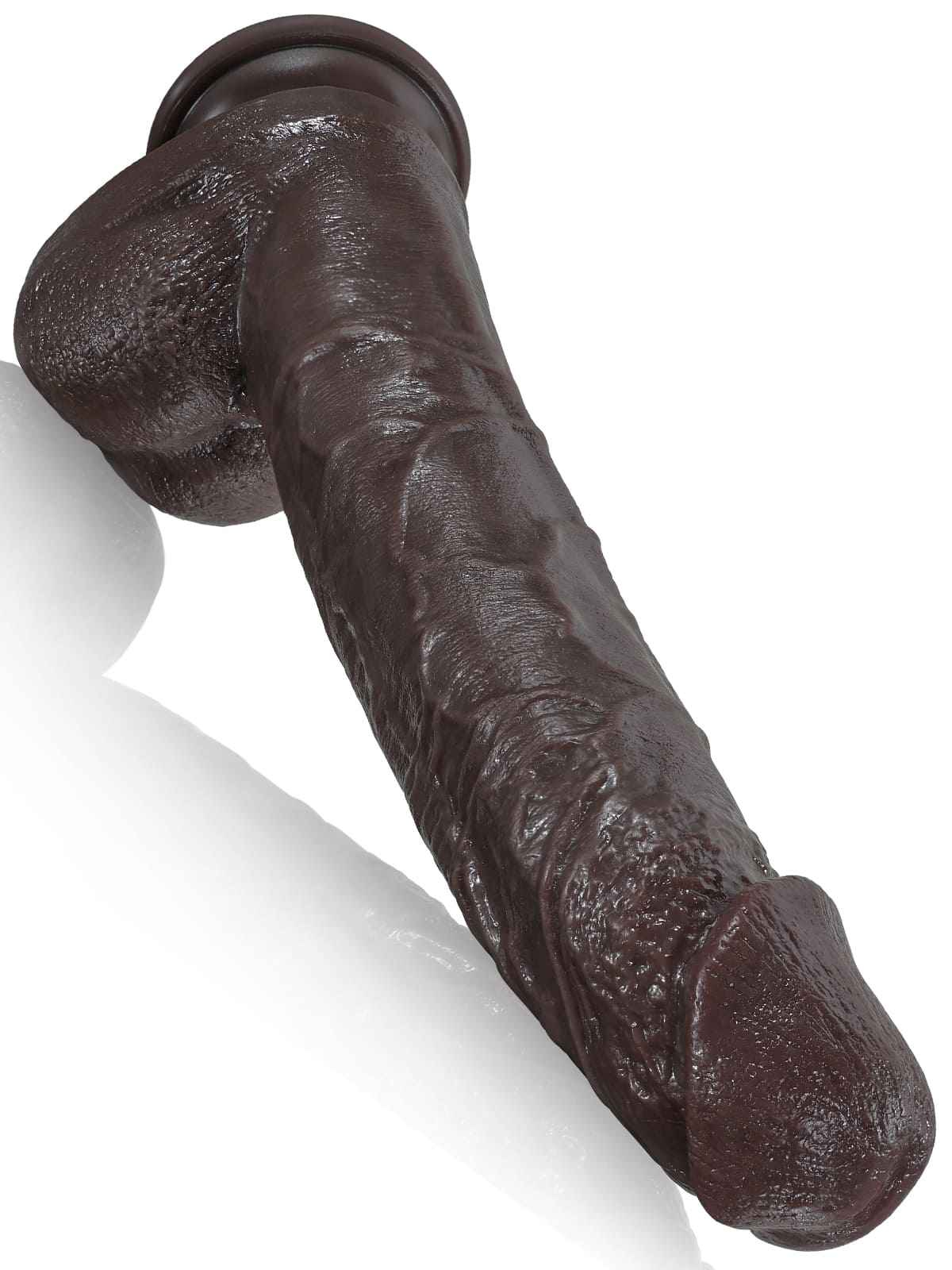 Doctor 10" x 1.6" Huge Black Dual Density Dildo