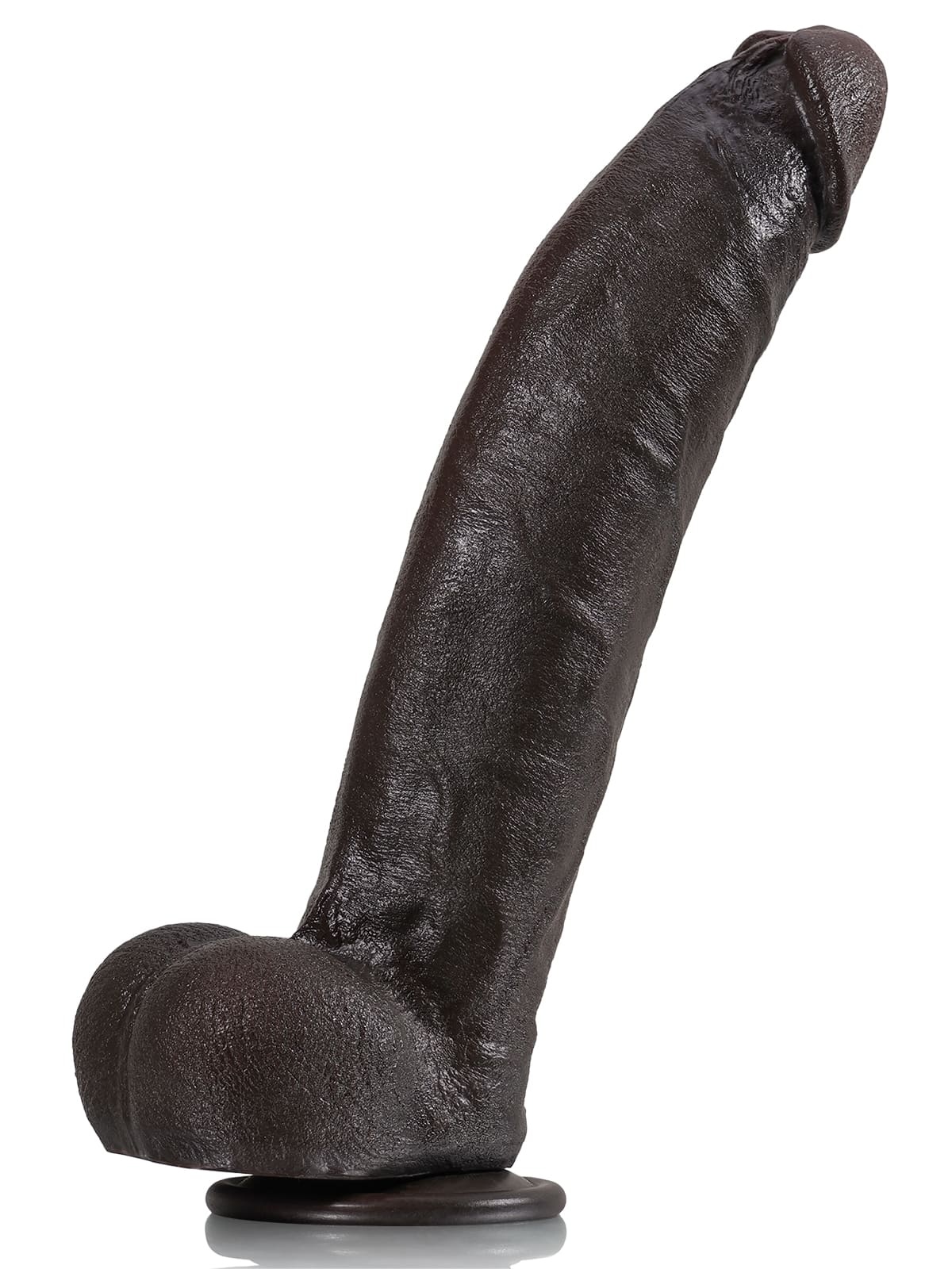 Farid 12" x 2.3" BBC Dildo Soft Skin Dick  With Metal Keel