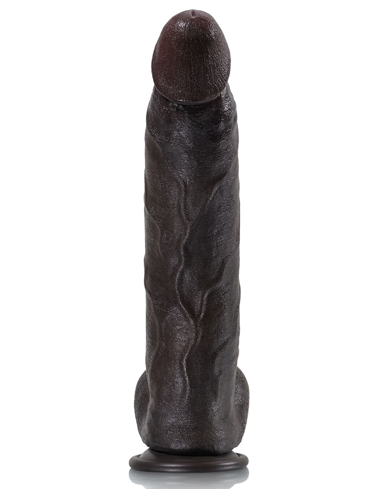 Farid 12" x 2.3" BBC Dildo Soft Skin Dick  With Metal Keel