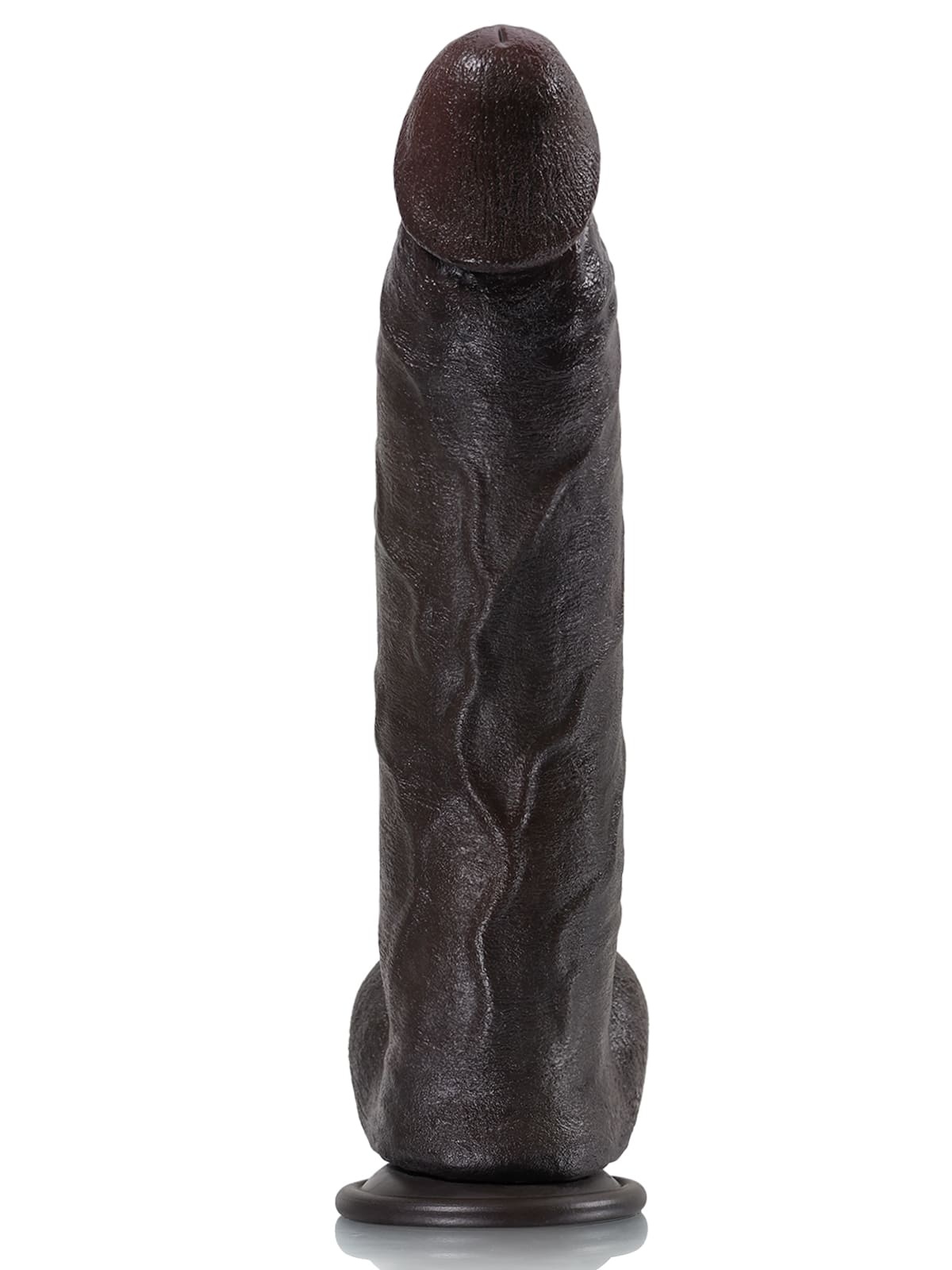 Farid 12" x 2.3" BBC Dildo Soft Skin Dick  With Metal Keel