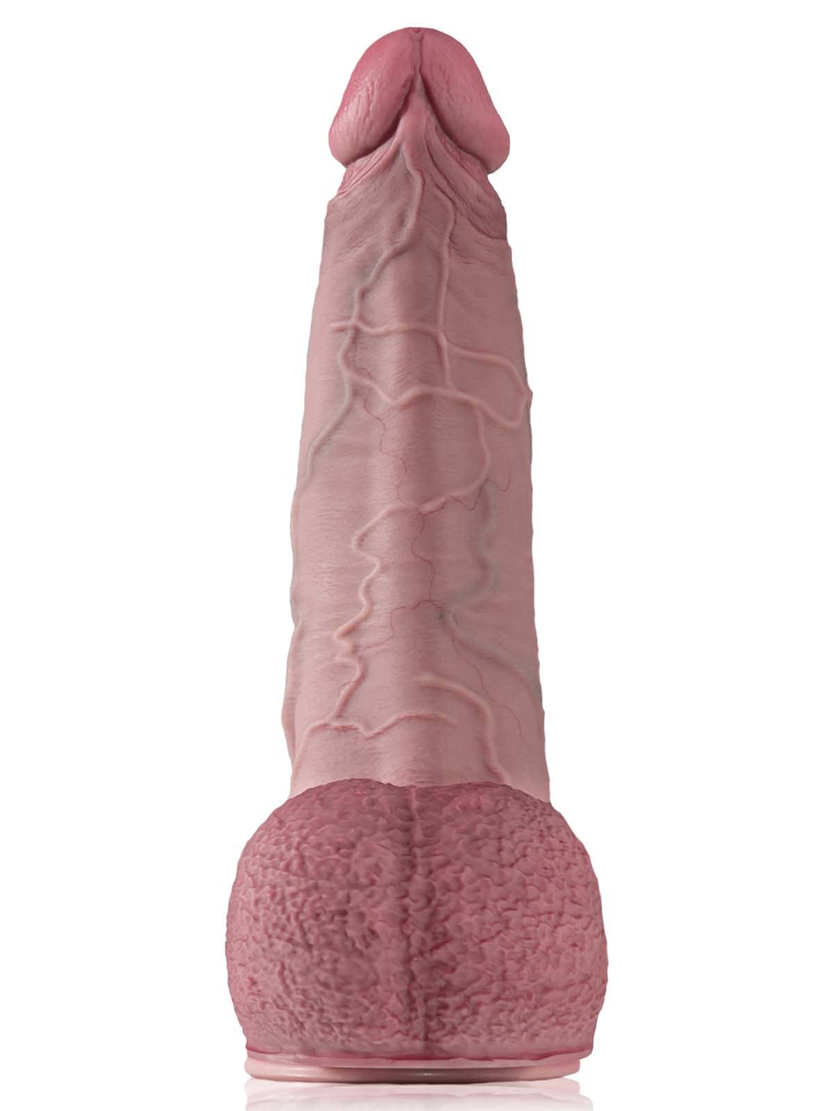 Galaxy 16" x 3.7" The World Huge Curved Anal Suction Cup Dildo