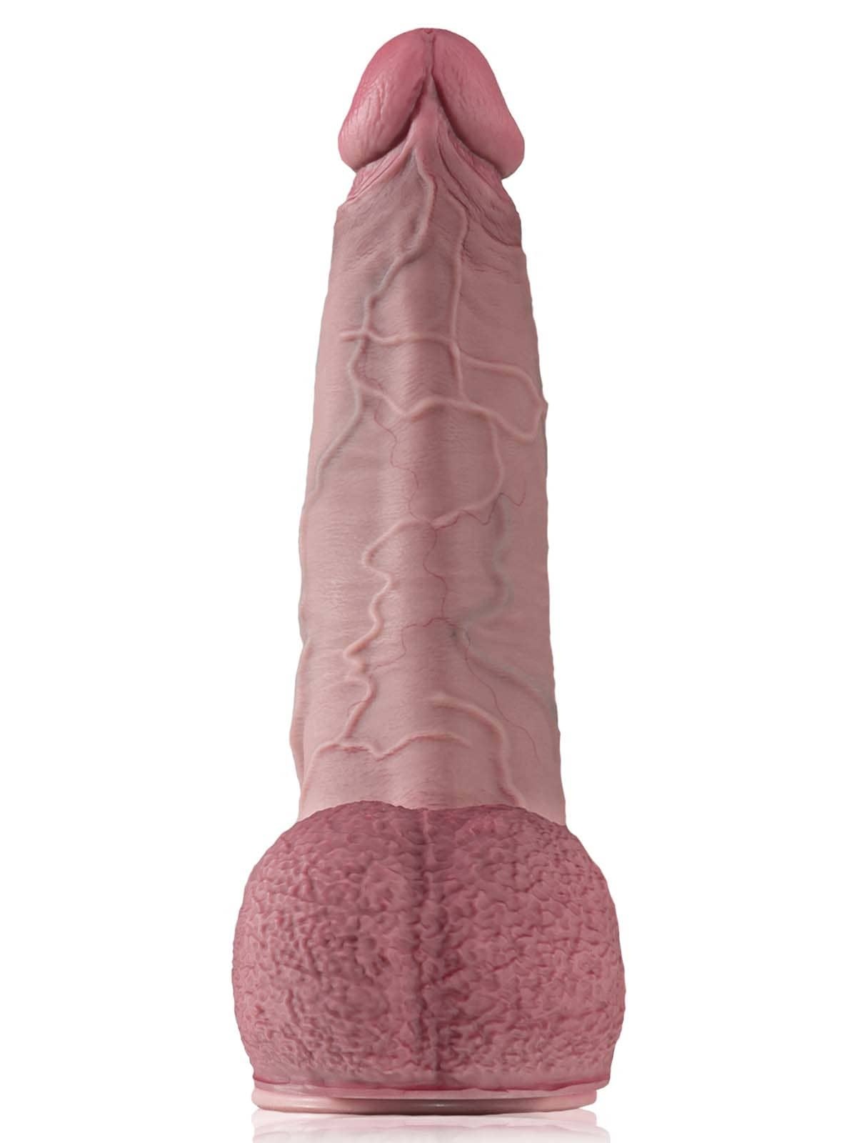 Galaxy 16" x 3.7" The World Huge Curved Anal Suction Cup Dildo
