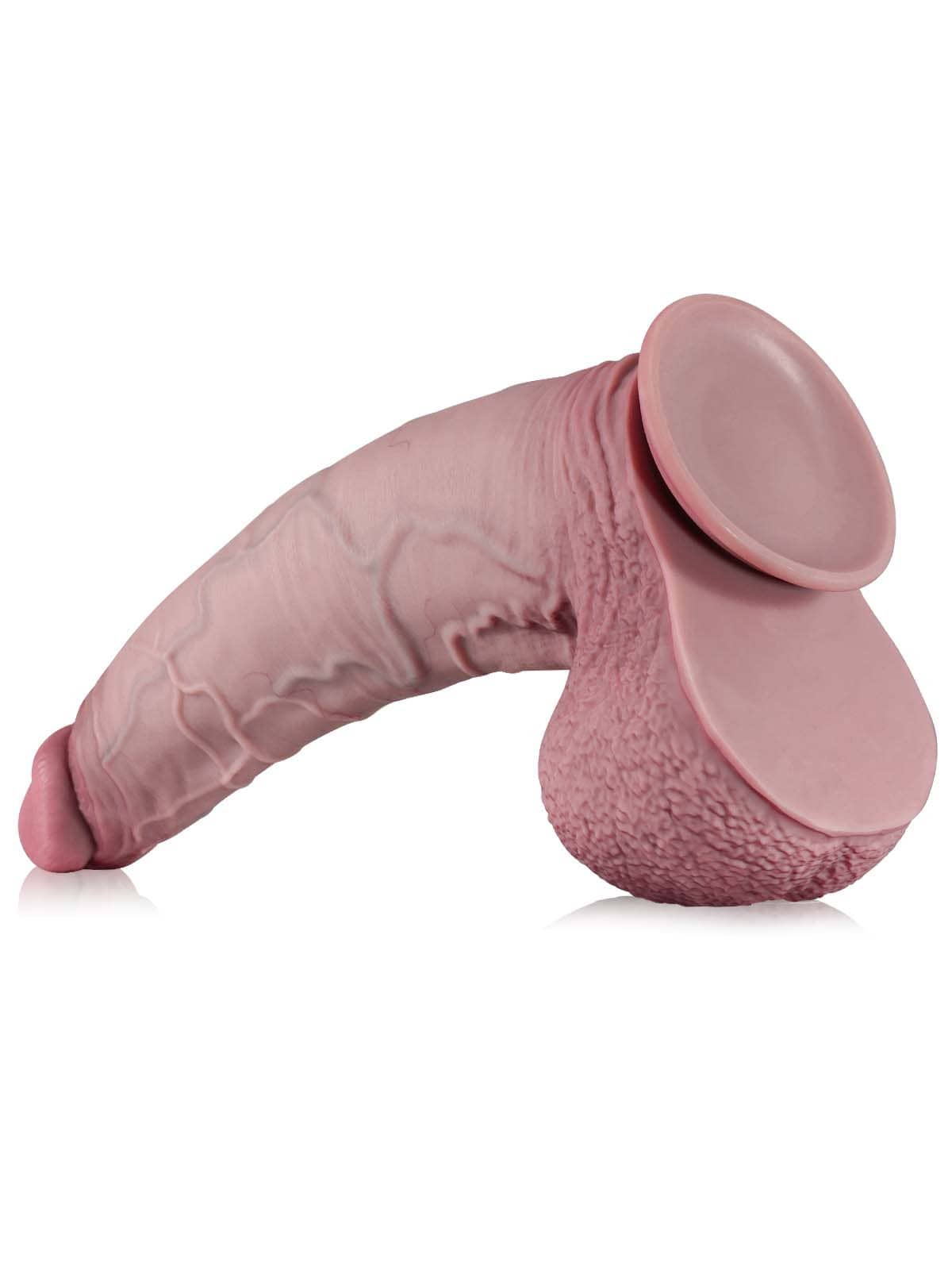 Galaxy 16" x 3.7" The World Huge Curved Anal Suction Cup Dildo
