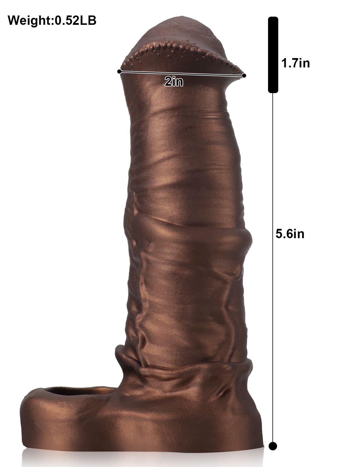 7.3" x 2" Golden Horse Fantasy Sleeve