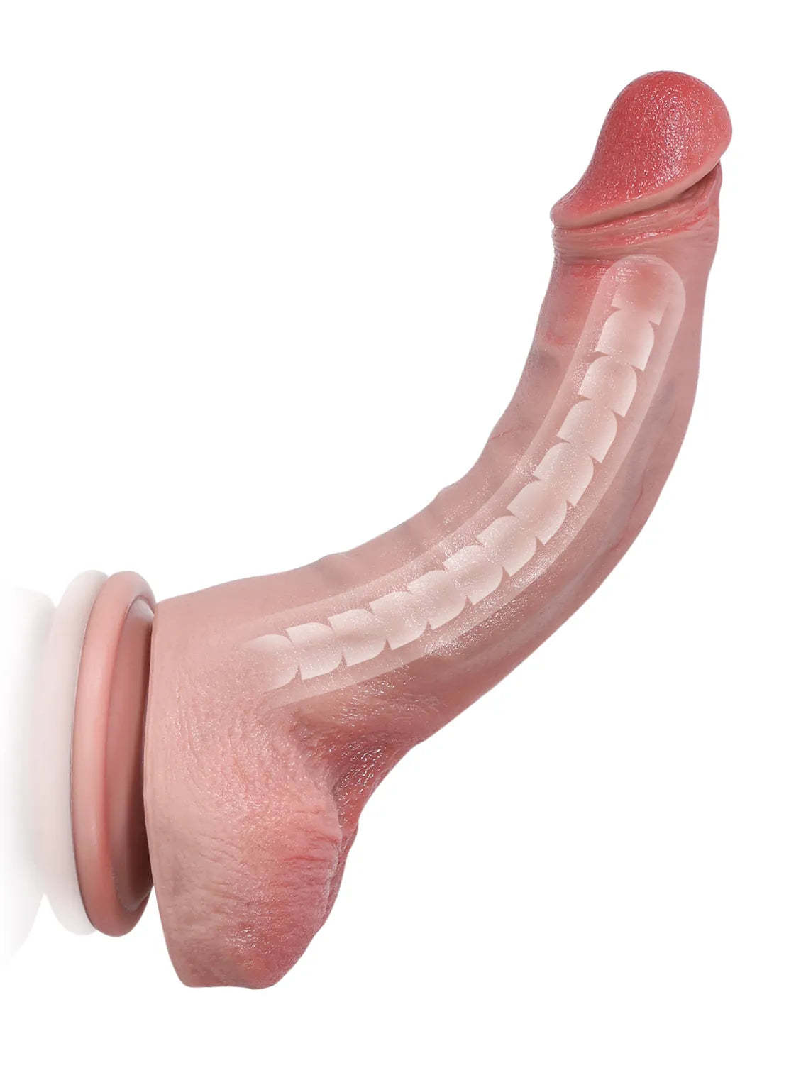 Jodie 8.3" x 1.5" - Soft Silicone Flexible Thin Dildo With Keel