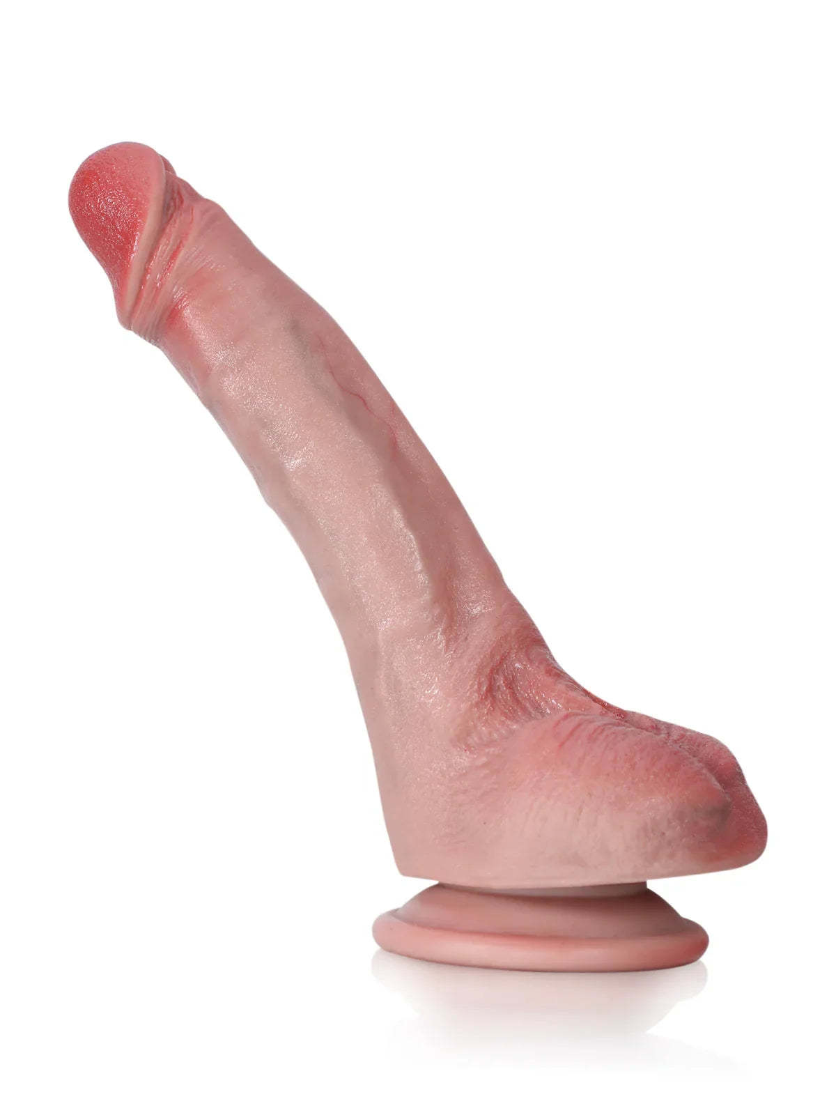 Jodie 8.3" x 1.5" - Soft Silicone Flexible Thin Dildo With Keel
