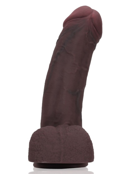 Malik Real Feel Thick Realistic Black Cock Dildo- 9*2.1 Inch