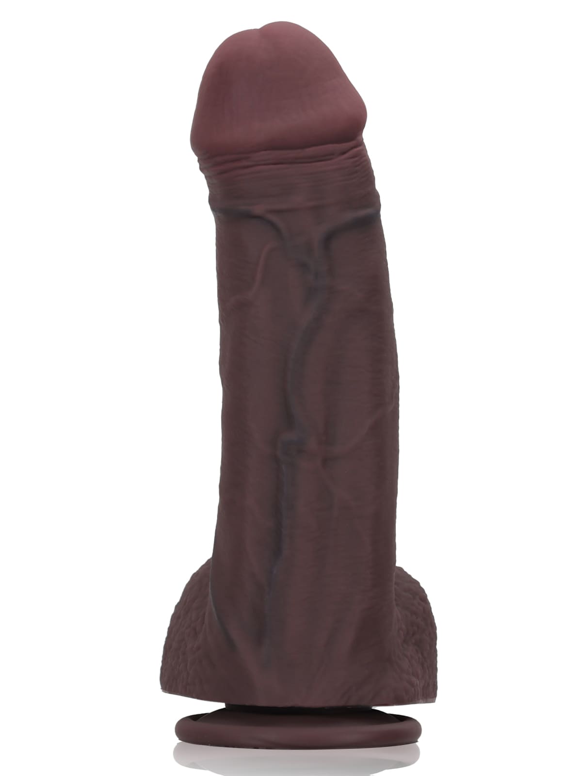 Malik Real Feel Thick Realistic Black Cock Dildo- 9*2.1 Inch