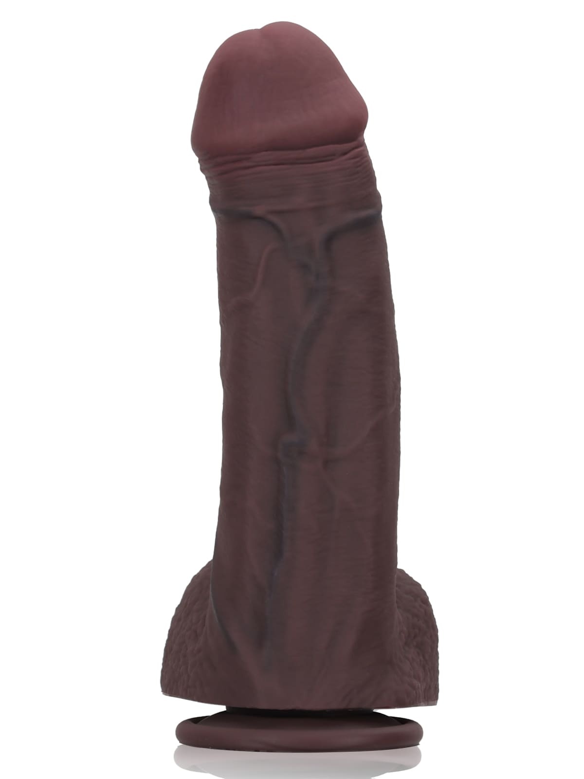 Malik Real Feel Thick Realistic Black Cock Dildo- 9*2.1 Inch