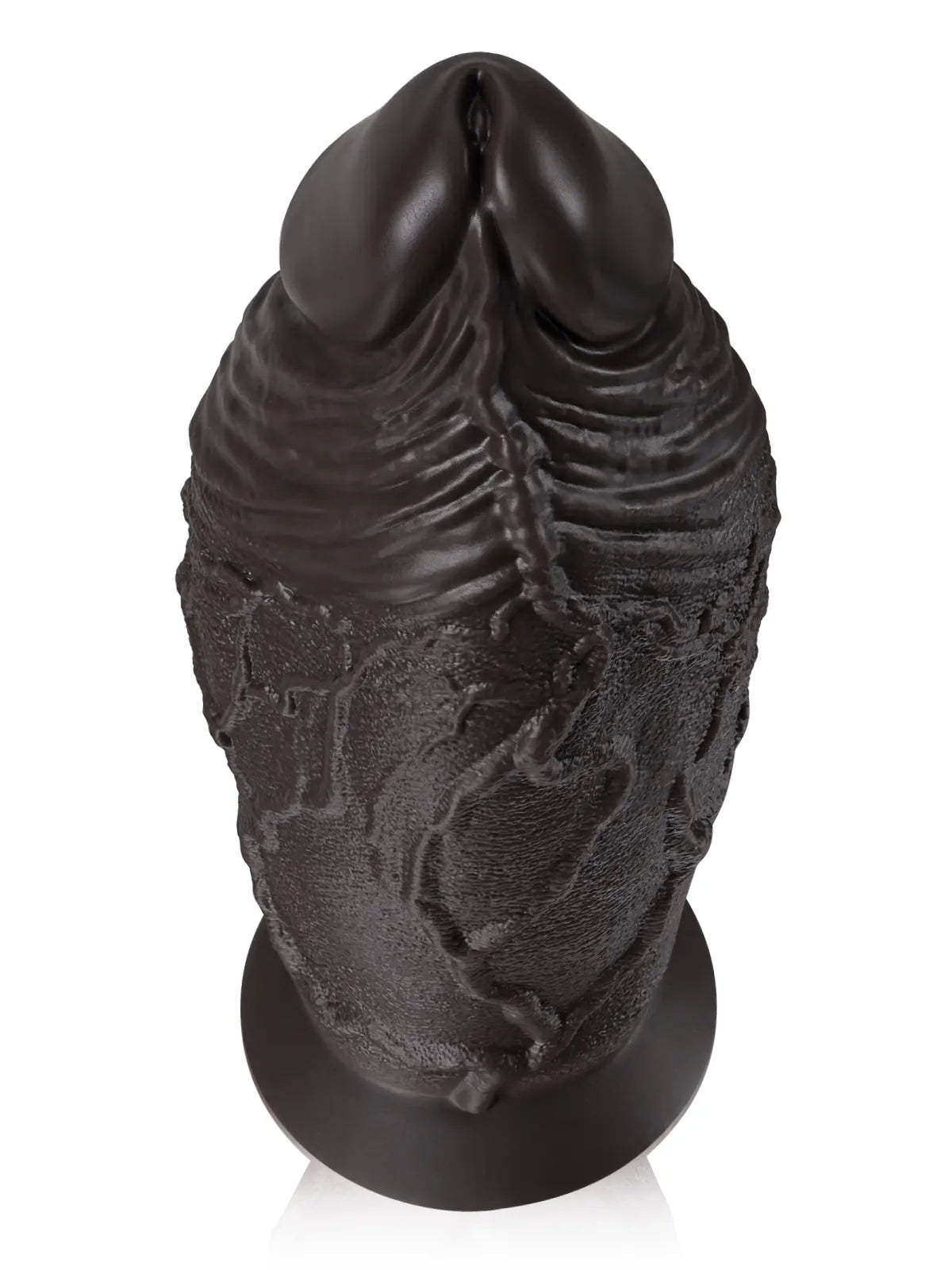 Malik 14.7" x 4.7" Thick Silicone Pointed Glans BBC Anal Dildo