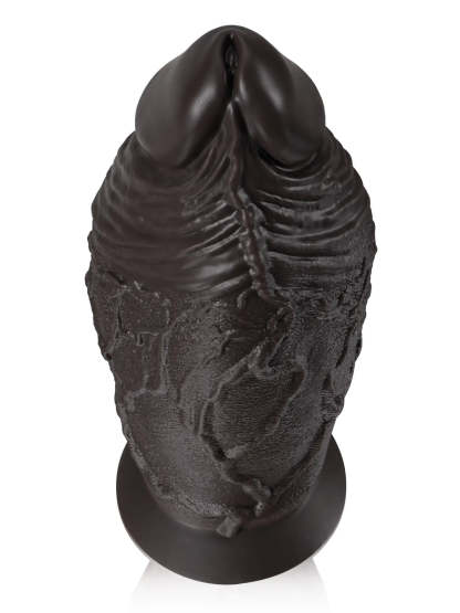 Malik 14.7" x 4.7" Thick Silicone Pointed Glans BBC Anal Dildo