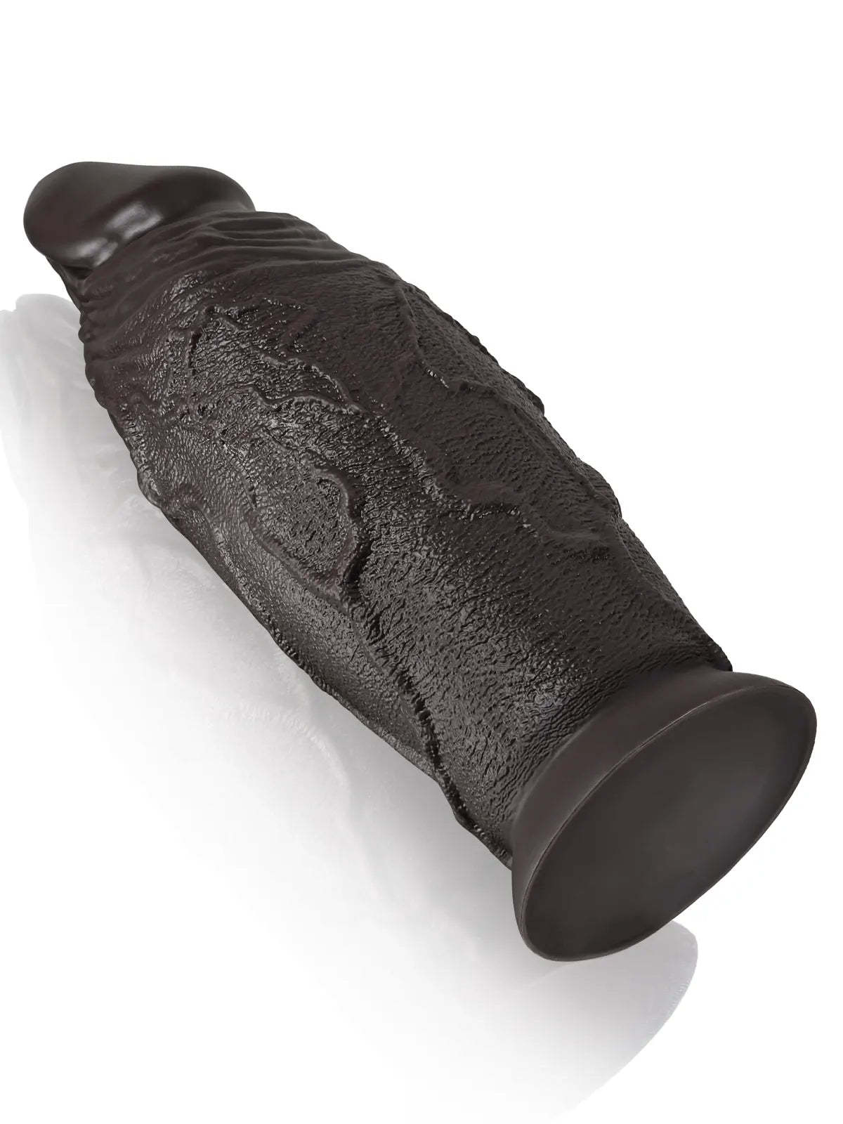 Malik 14.7" x 4.7" Thick Silicone Pointed Glans BBC Anal Dildo