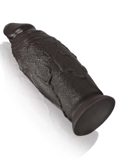 Malik 14.7" x 4.7" Thick Silicone Pointed Glans BBC Anal Dildo