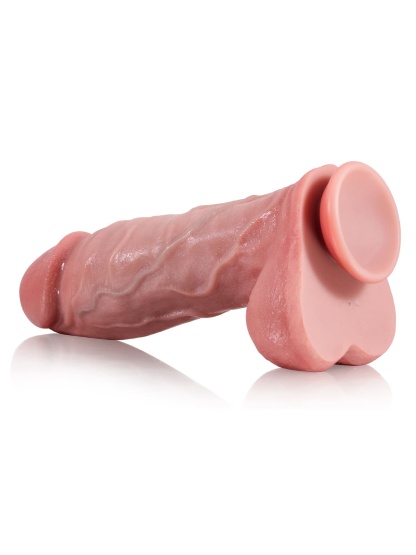 Mason 9" x 2.5" Thick Thrusting Dildo with Vibration, Heating & Remote Control