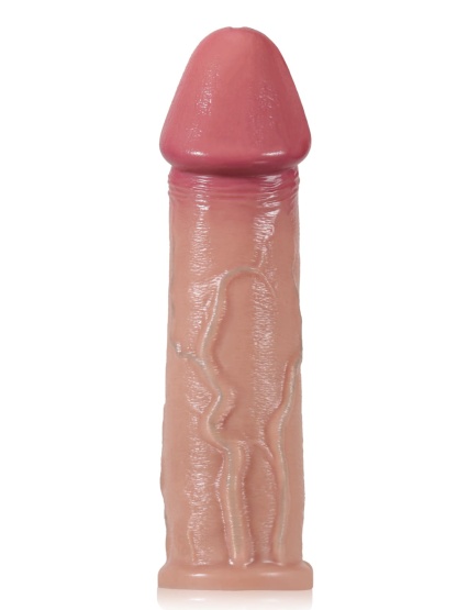 Peter 9" x 2.1" Sliding Skin Realistic Big Cock Sleeve