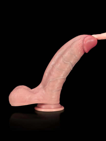 Blake | 9" x 2" - Textured Realistic Dildo with Pronounced Ridge