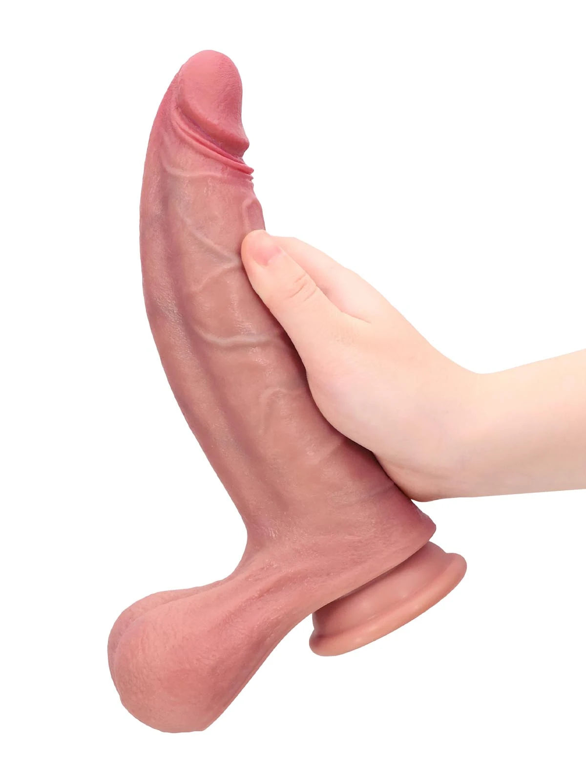 Hunter | 9.3" x 2.2" - Curved Long Realistic Dildo with Pronounced Ridge