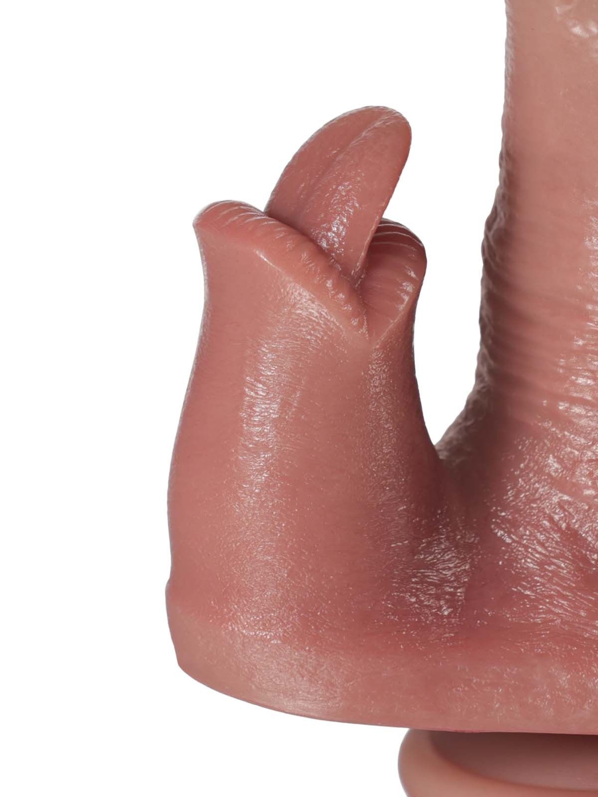 Ramon  9.8" x 1.8" Rabbit G Spot 10 Modes Vibrating & Thrusting Dildo