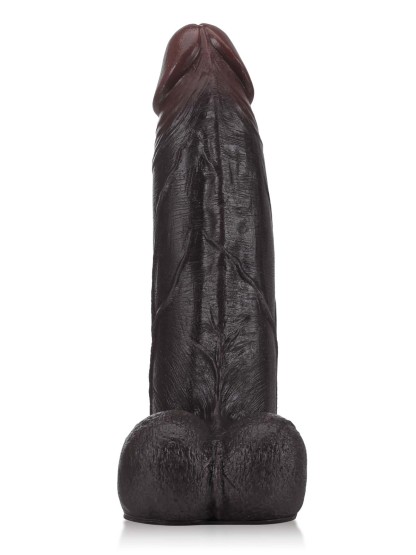 Raptor  10.8" x 2.5" Sliding Skin Vac-U-Lock BBC Dildo With Moving Balls & Suction Cup