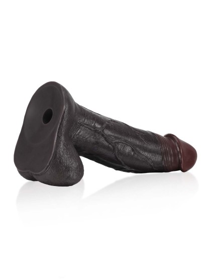 Raptor  10.8" x 2.5" Sliding Skin Vac-U-Lock BBC Dildo With Moving Balls & Suction Cup