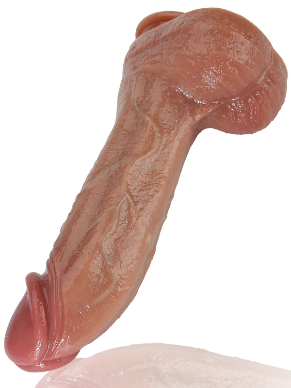 Ross 11" x 2.3" Ultra Lifelike Meaty Liquid Silicone G Spot Thick Real Dildo