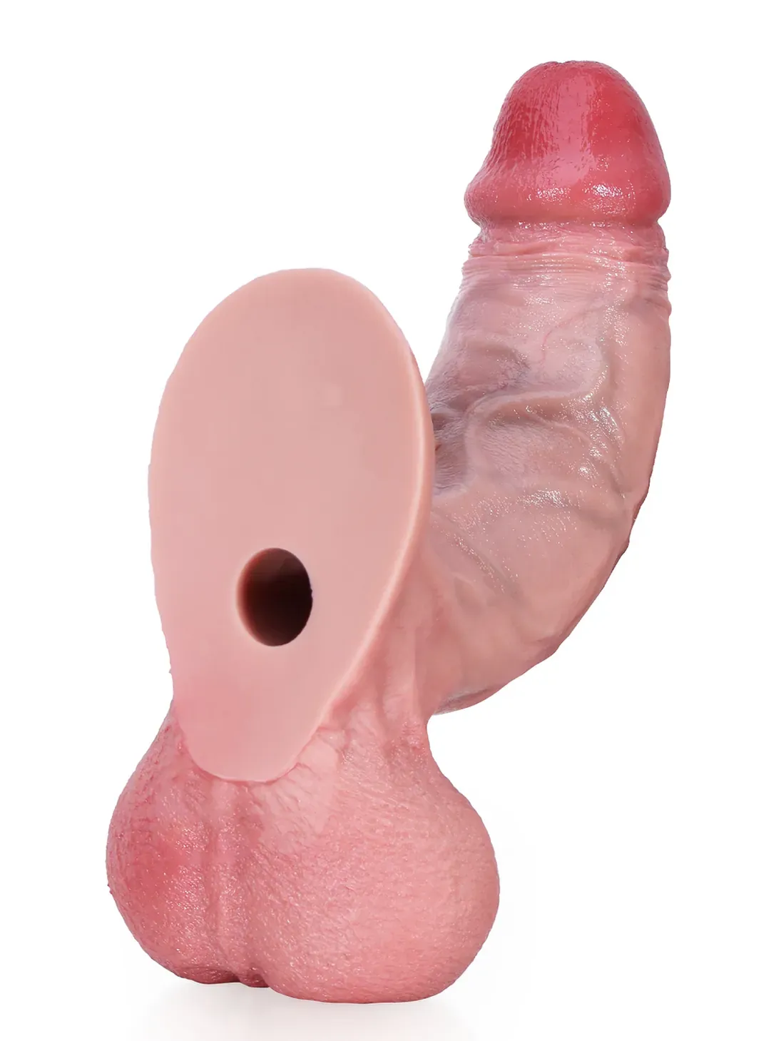 Ross 8.5" x 2.2" Tapered Curved Dildo with Raised Ridge and Veins