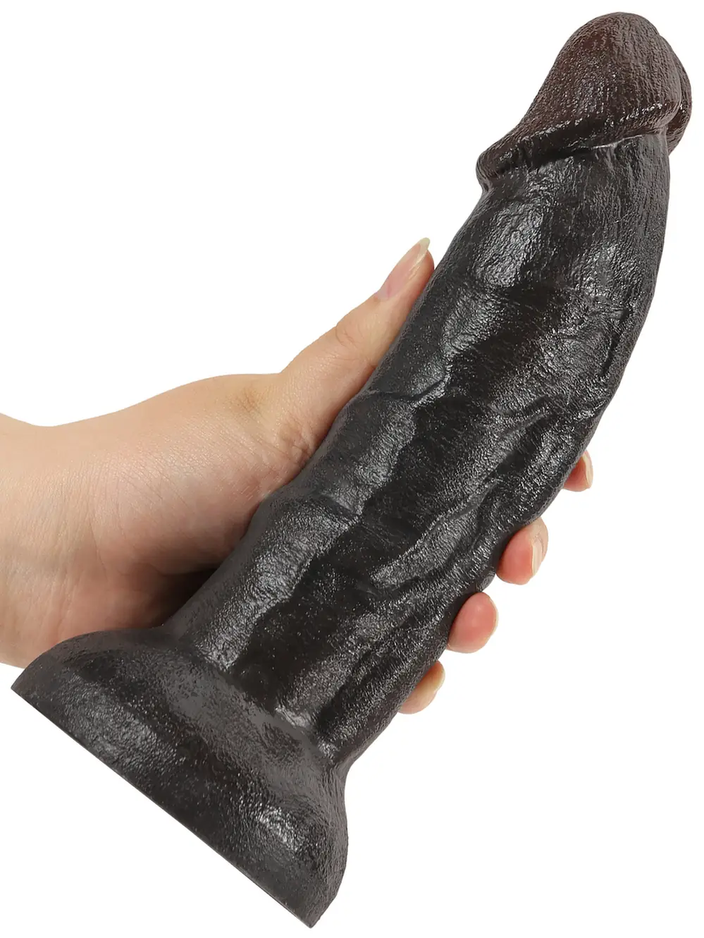 Fisher 8.6" x 2" - Realistic Soft Dildo No Balls Big Mushroom Head