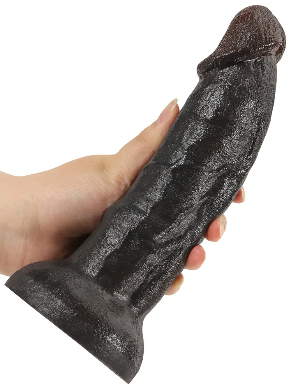 Fisher 8.6" x 2" - Realistic Soft Dildo No Balls Big Mushroom Head