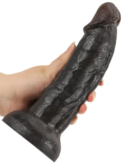 Fisher 8.6" x 2" - Realistic Soft Dildo No Balls Big Mushroom Head