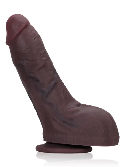 Julian 7.7" x 2" Thick Beginner Dildo with Pronounced Ridge