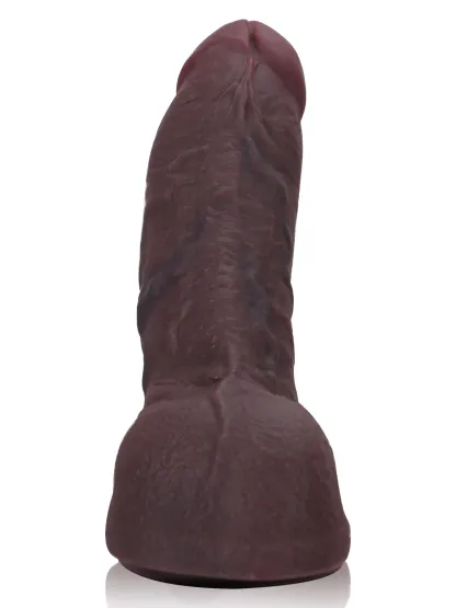 Julian 7.7" x 2" Thick Beginner Dildo with Pronounced Ridge