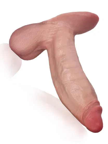 Dragon 10" x 2.8" Extra Thick Dildo With Swinging Balls & Vac U Lock Suction Cup