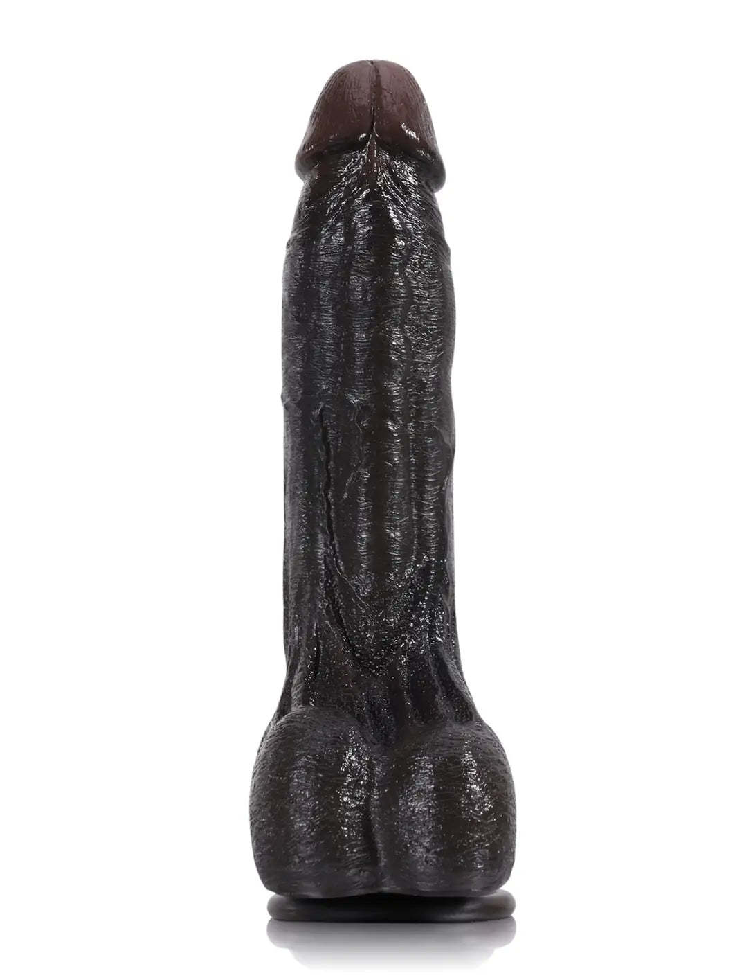 Cameron | 9.5" x 2" - Black Ultra Realistic Real Feel Dildo