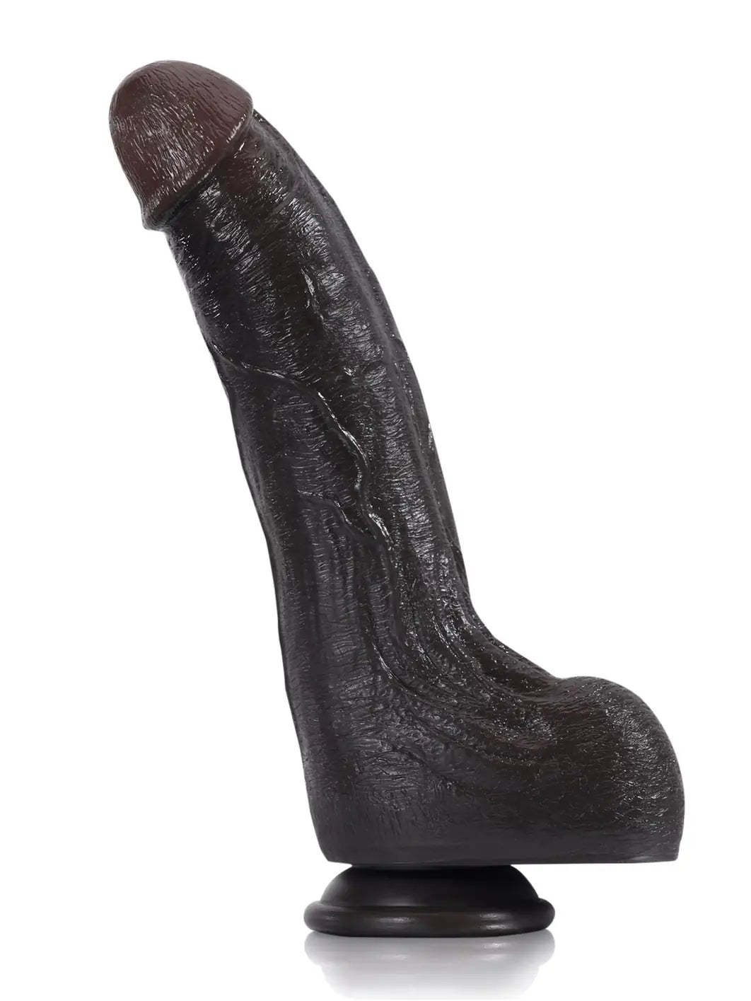 Cameron | 9.5" x 2" - Black Ultra Realistic Real Feel Dildo