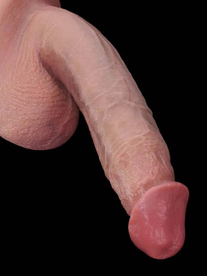 Aderian 8" x 1.6" Unique Mid-Thick Dildo with Flexible Shaft and Veins