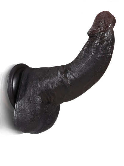 Dave | 7.5" x 1.8" - Deep Small Real Feel Black Dildos For Beginner