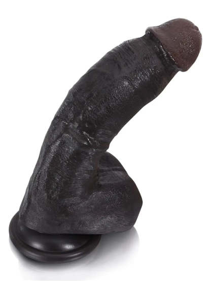 Dave | 7.5" x 1.8" - Deep Small Real Feel Black Dildos For Beginner