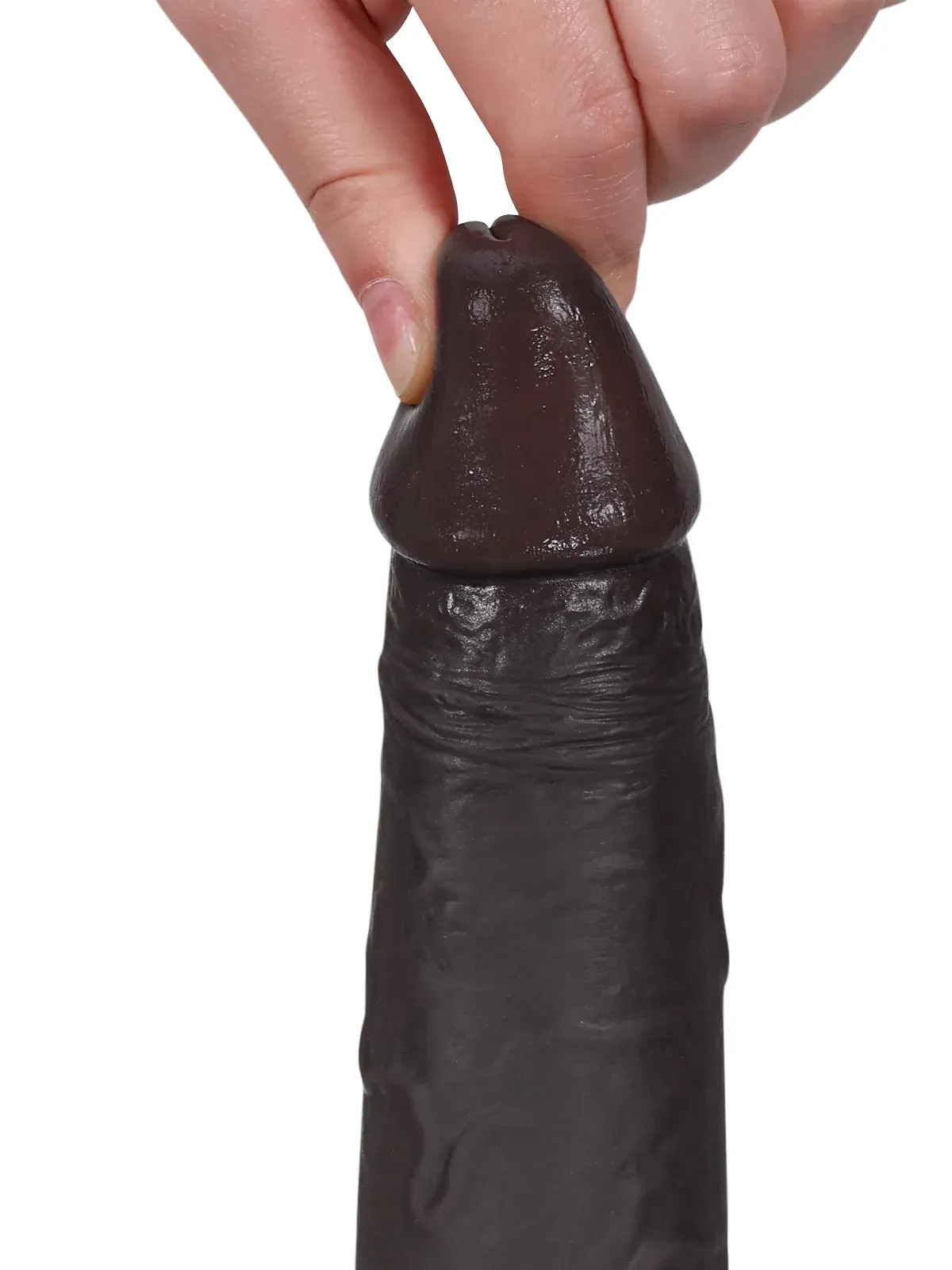  Billy 8.7” x 1.7” Black Sliding Skin Dildo With Moving Balls