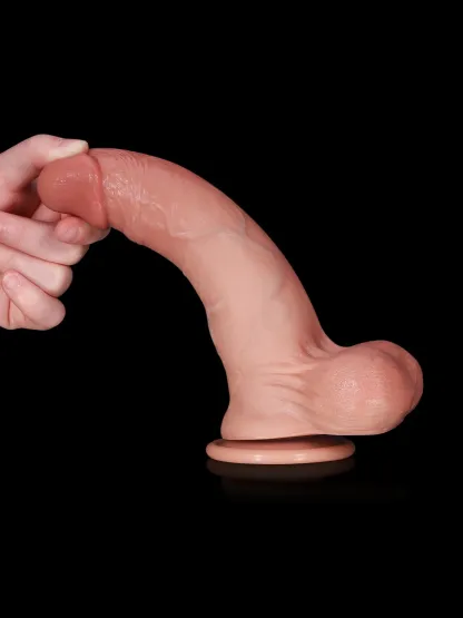 Billy 8.4” x 1.8” Realistic Sliding Skin dildo With Moving Balls