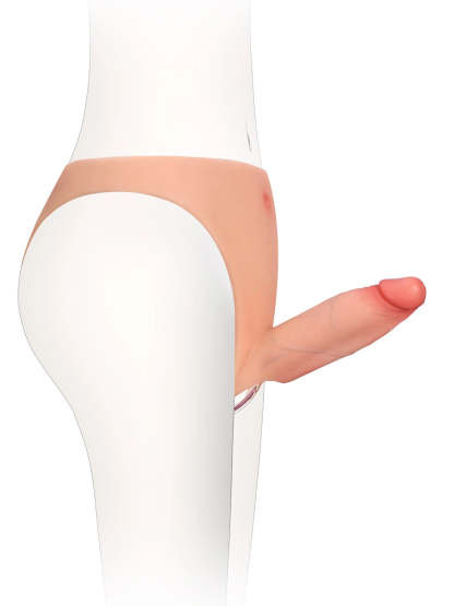 Casey 6" x 2" Hard Version Wearable Hollow Strap-On Dildo | Penis Extension & ED Sleeve