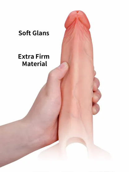 Emberfall 7.5" x 2" Hollow Ultra Slim Open Ball Realistic Wearable Dildo
