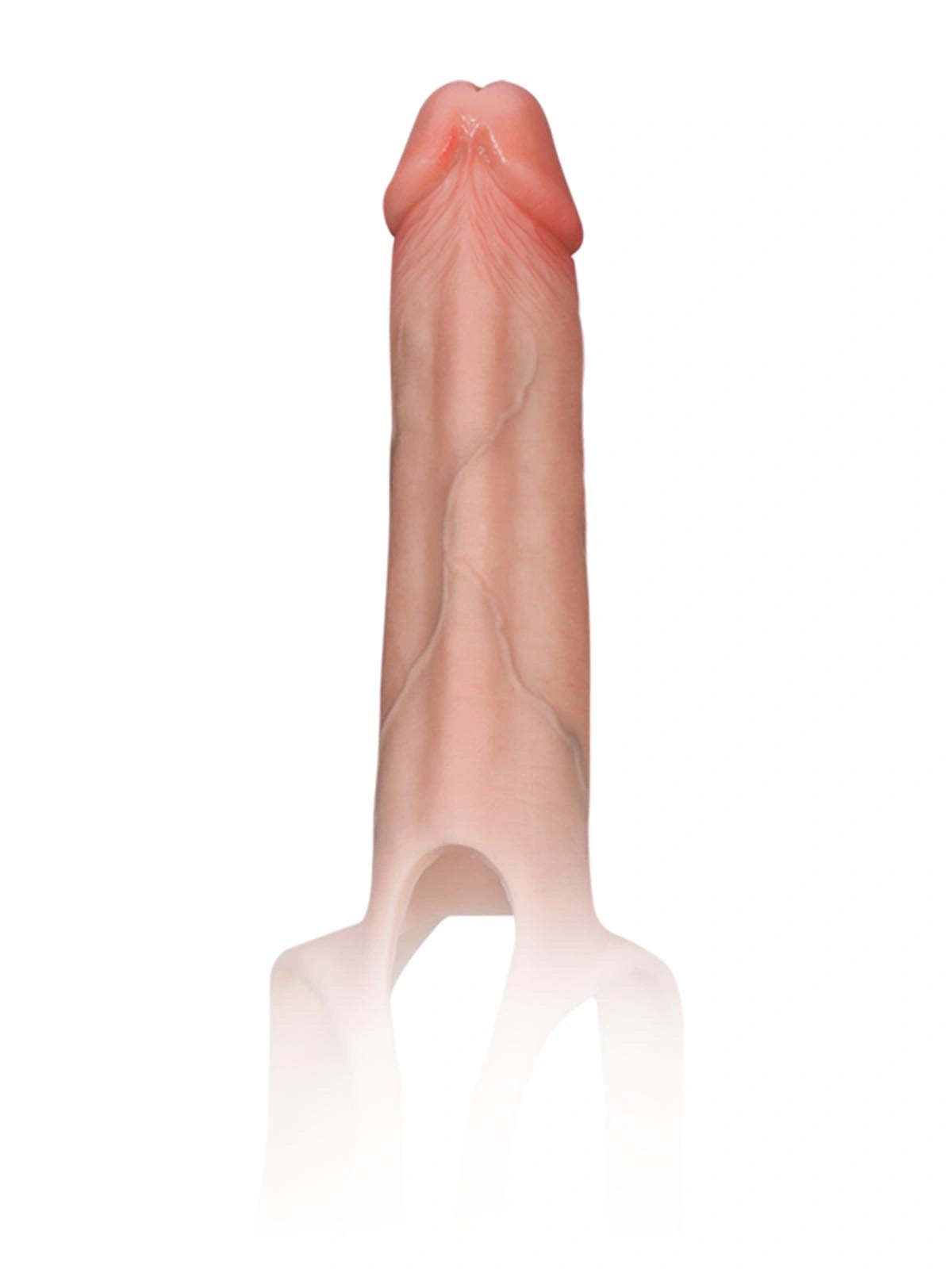 Seraphine  8.3" x 2.2" Wearable Hollow Dildo Strap-On • Penis Extender • ED Sleeve • For Women & Men