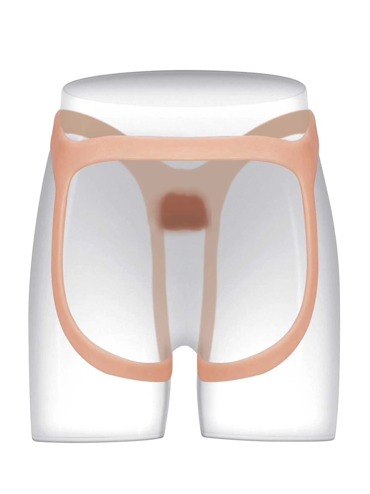 Seraphine  8.3" x 2.2" Wearable Hollow Dildo Strap-On • Penis Extender • ED Sleeve • For Women & Men