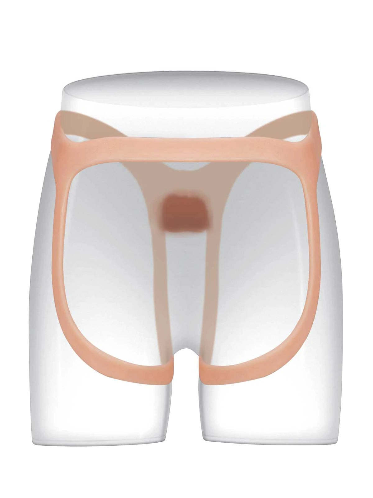 Seraphine  8.3" x 2.2" Wearable Hollow Dildo Strap-On • Penis Extender • ED Sleeve • For Women & Men