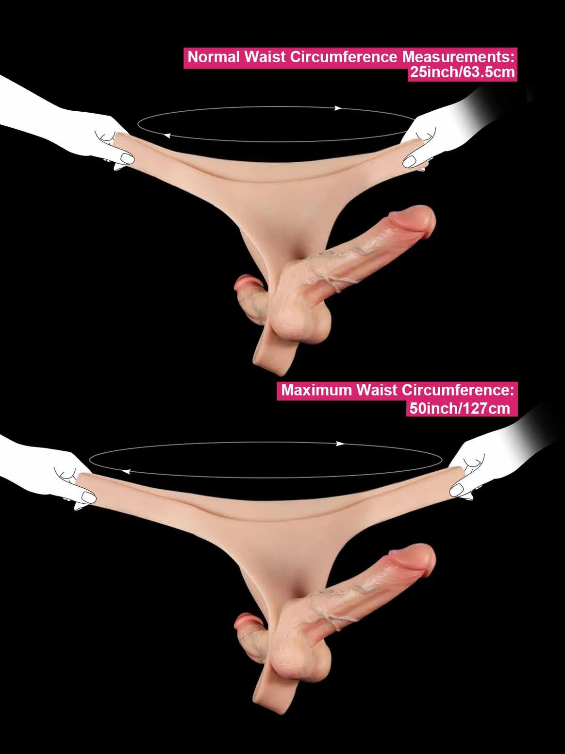 Zorvyn | Lifelike Silicone Strap-On With Double Side Dildo