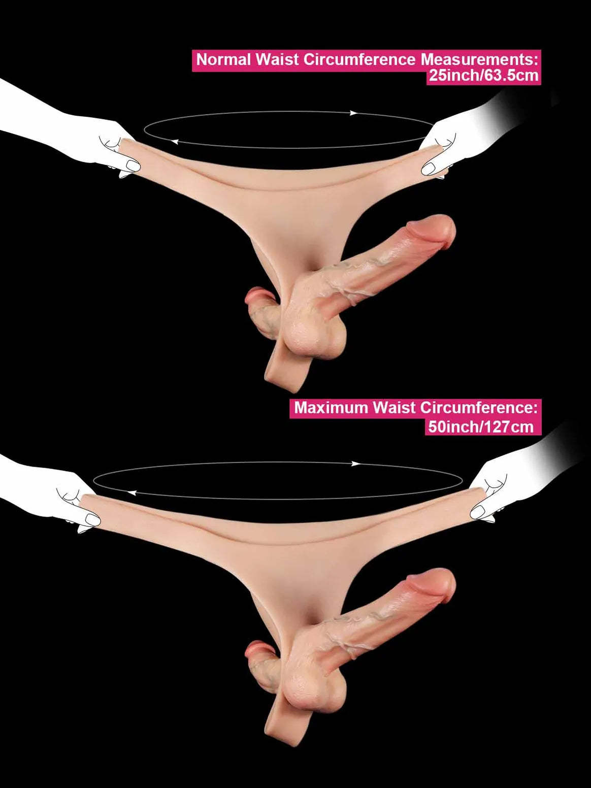 Zorvyn | Lifelike Silicone Strap-On With Double Side Dildo