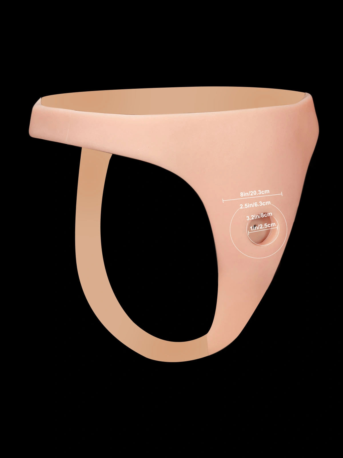Thalyn | Lifelike Silicone Strap-On With Two Removable Dildo